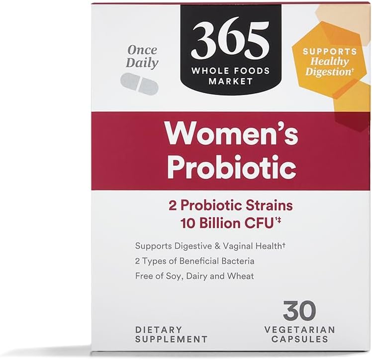 Whole Foods Market 365 Probiotic Women's Supplement, 10 Billion CFU, 30 Capsules