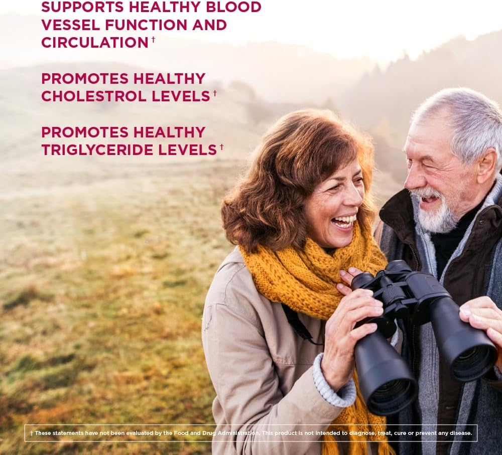 Wild Alaskan Fish Oil Cholesterol Support Softgels - Heart Health Supplement with 560mg Omega-3s - 120 Capsules for Men and Women