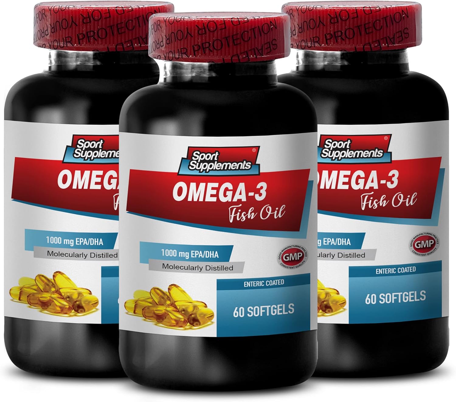 Wild Alaskan Fish Oil Omega-3 8060 Supplements - Pure Omega 3 Fatty Acid Softgels