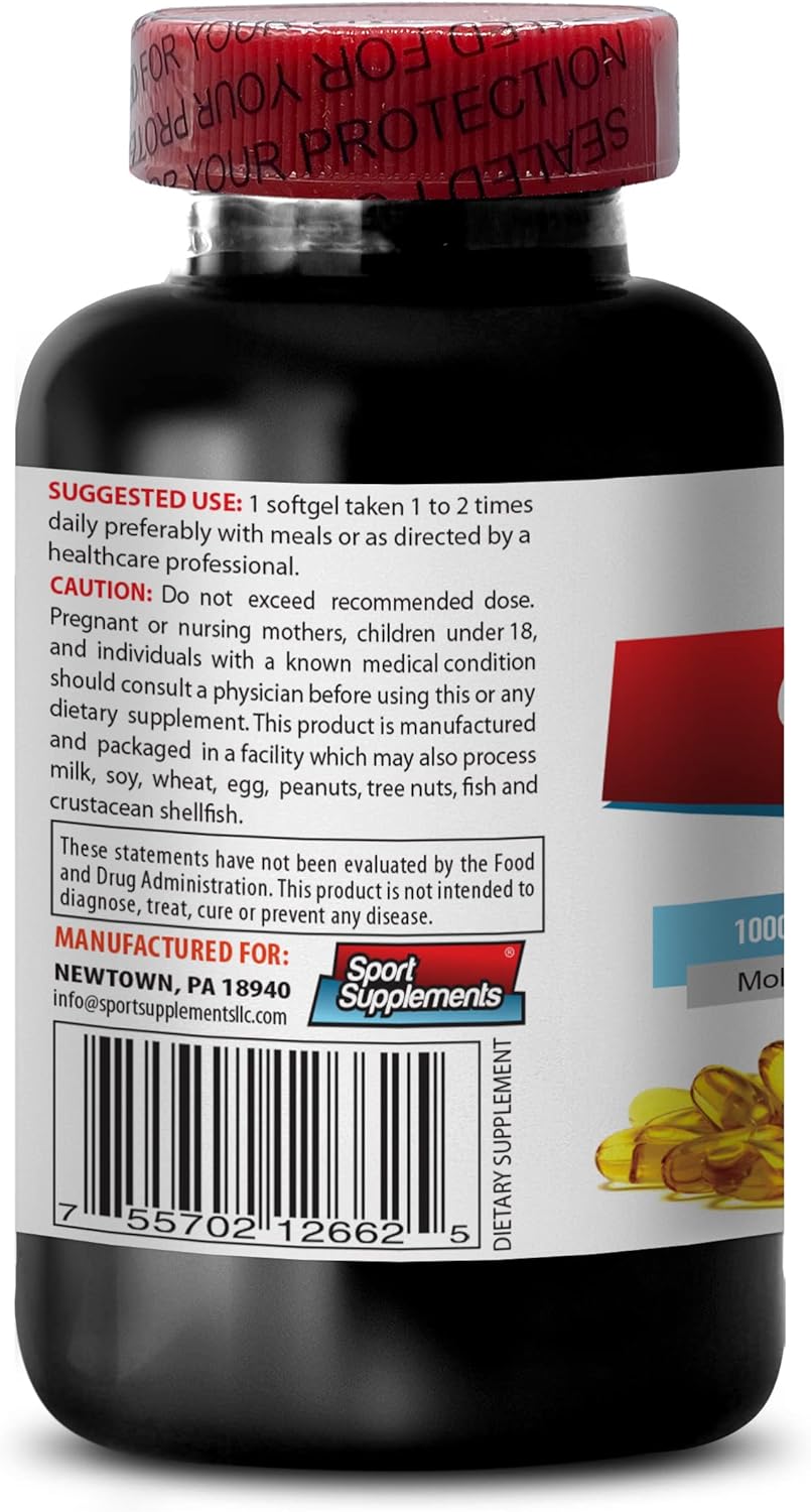 Wild Alaskan Fish Oil Omega-3 8060 Supplements - Pure Omega 3 Fatty Acid Softgels