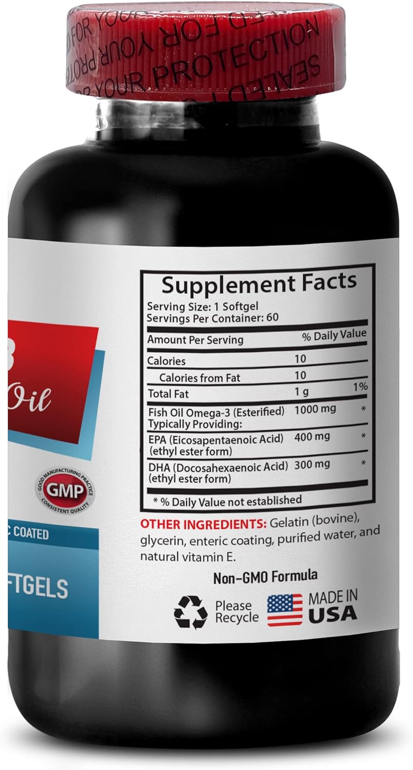 Wild Alaskan Fish Oil Omega-3 8060 Supplements - Pure Omega 3 Fatty Acid Softgels