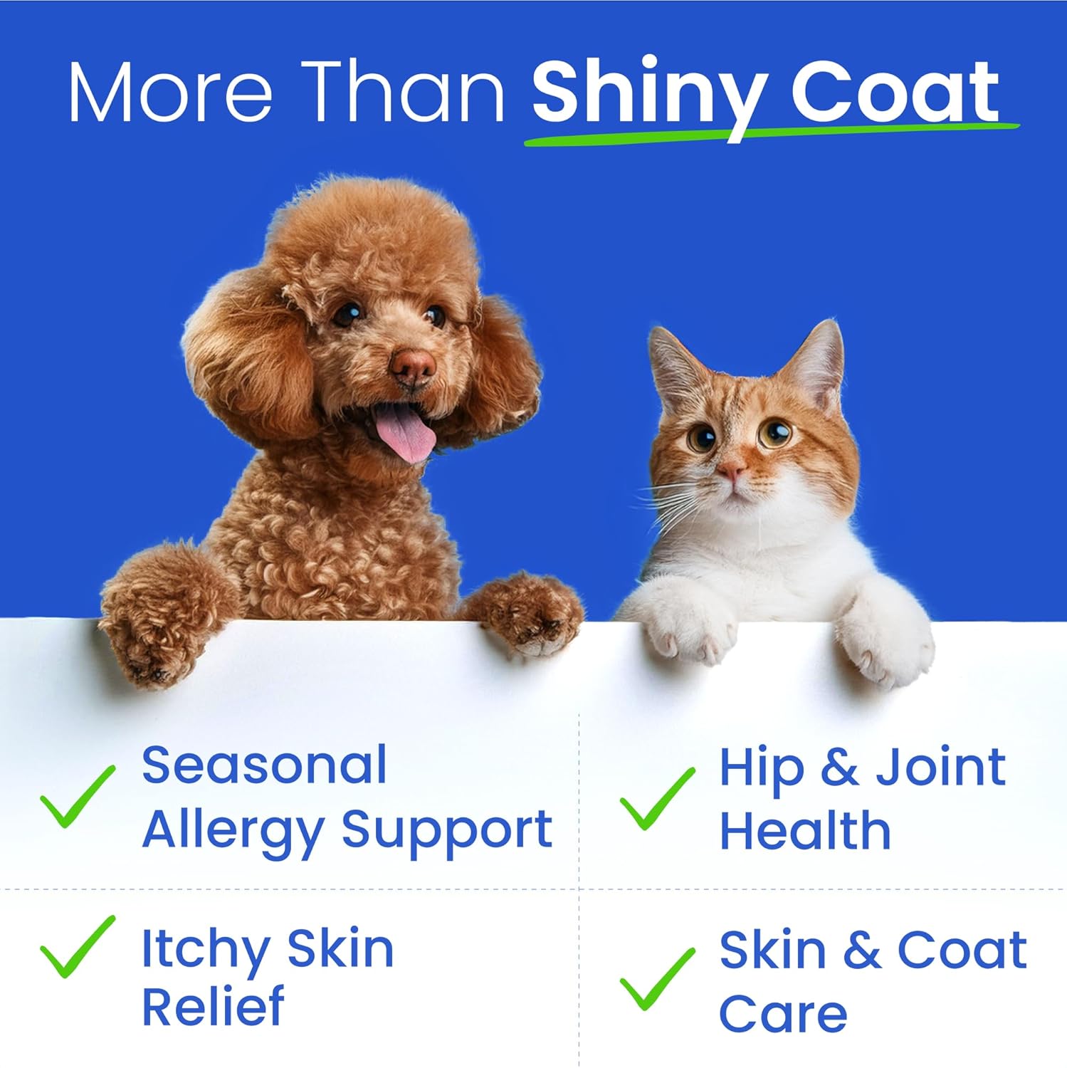 Wild Alaskan Salmon Oil Fish Oil Liquid Supplement for Dogs - Omega 3 EPA+DHA Fatty Acids, Skin&Coat Support - Itch&Allergy Relief, Joint, Immune&Heart Health - BARK&SPARK Omega 3