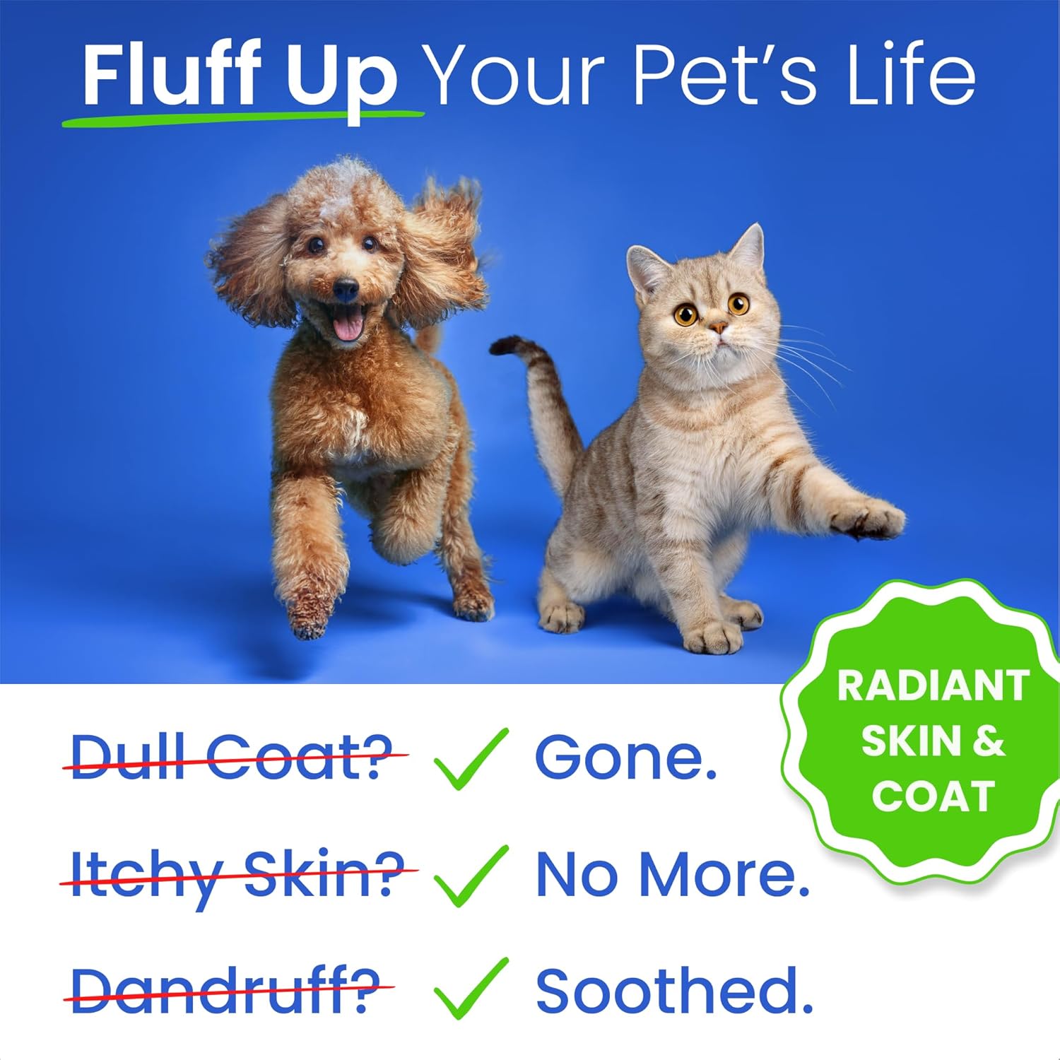 Wild Alaskan Salmon Oil Fish Oil Liquid Supplement for Dogs - Omega 3 EPA+DHA Fatty Acids, Skin&Coat Support - Itch&Allergy Relief, Joint, Immune&Heart Health - BARK&SPARK Omega 3