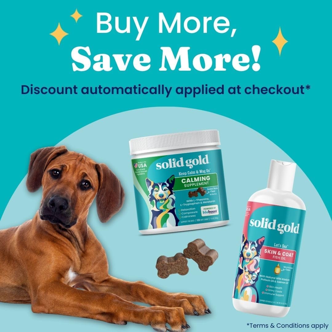 Wild Alaskan Salmon Oil for Dogs & Cats - Omega 3 Pollock Oil Blend with EPA & DHA - Skin and Coat Support - Immune System Health - 16 oz Bottle