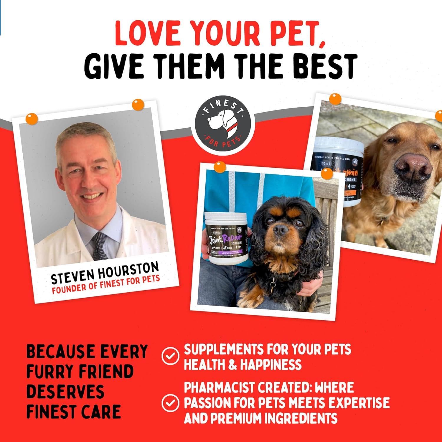 Wild Alaskan Salmon Oil for Dogs & Cats - Omega 3 Supplement for Skin & Coat Health, Joint Pain Relief, Immune Support - 32 oz Bottle