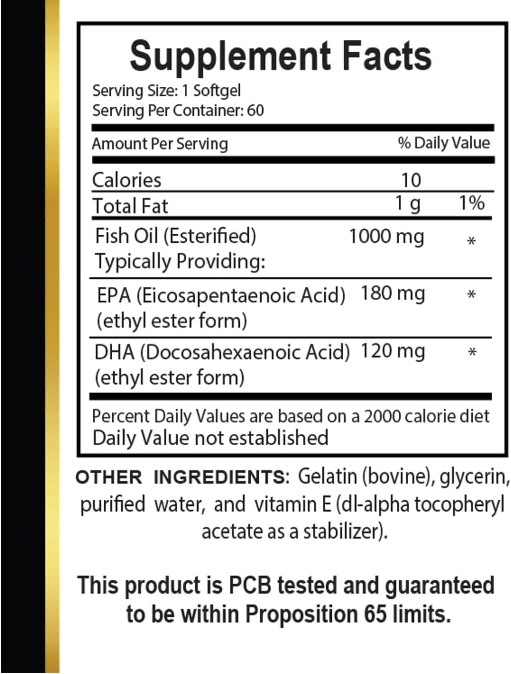 Wild Alaskan Salmon Oil Softgels - Omega 3 Fish Oil Supplements for Memory and Focus - 60 ct. Bottle