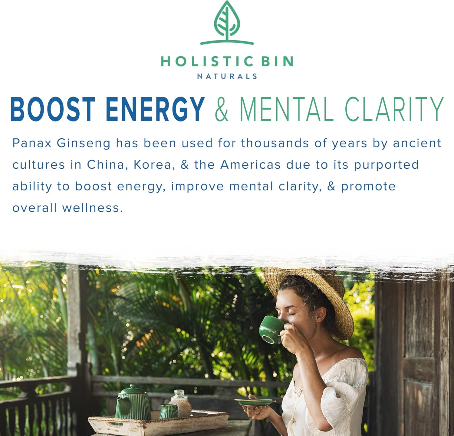 Wild American Ginseng Capsules - Pure Organic Supplement | Appalachian Roots (Panax Quinquefolius) - 40 Capsules