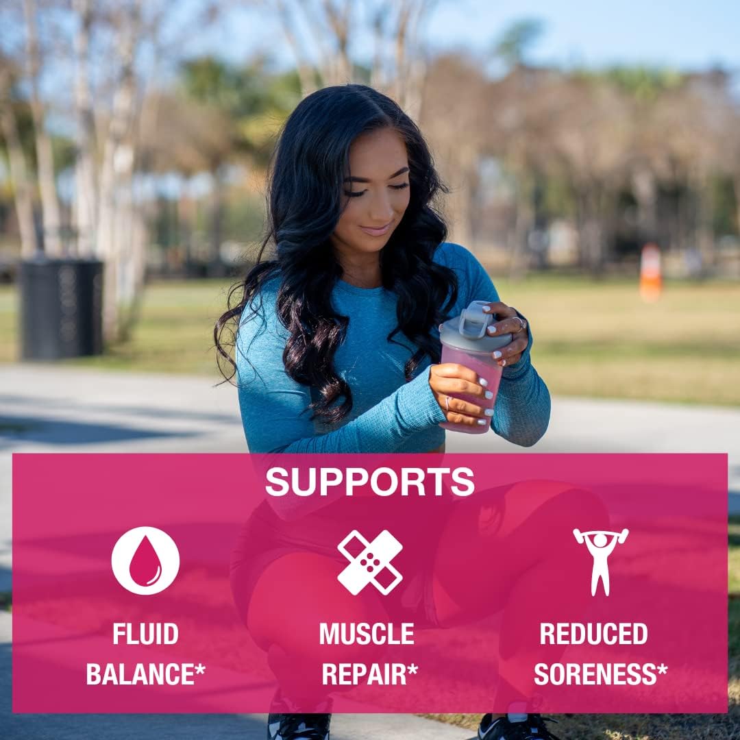 Wild Berry BCAA + EAA Amino Acids Powder for Hydration & Muscle Recovery - Keto & Vegan Friendly, Sugar Free Drink Mix (30 Servings)