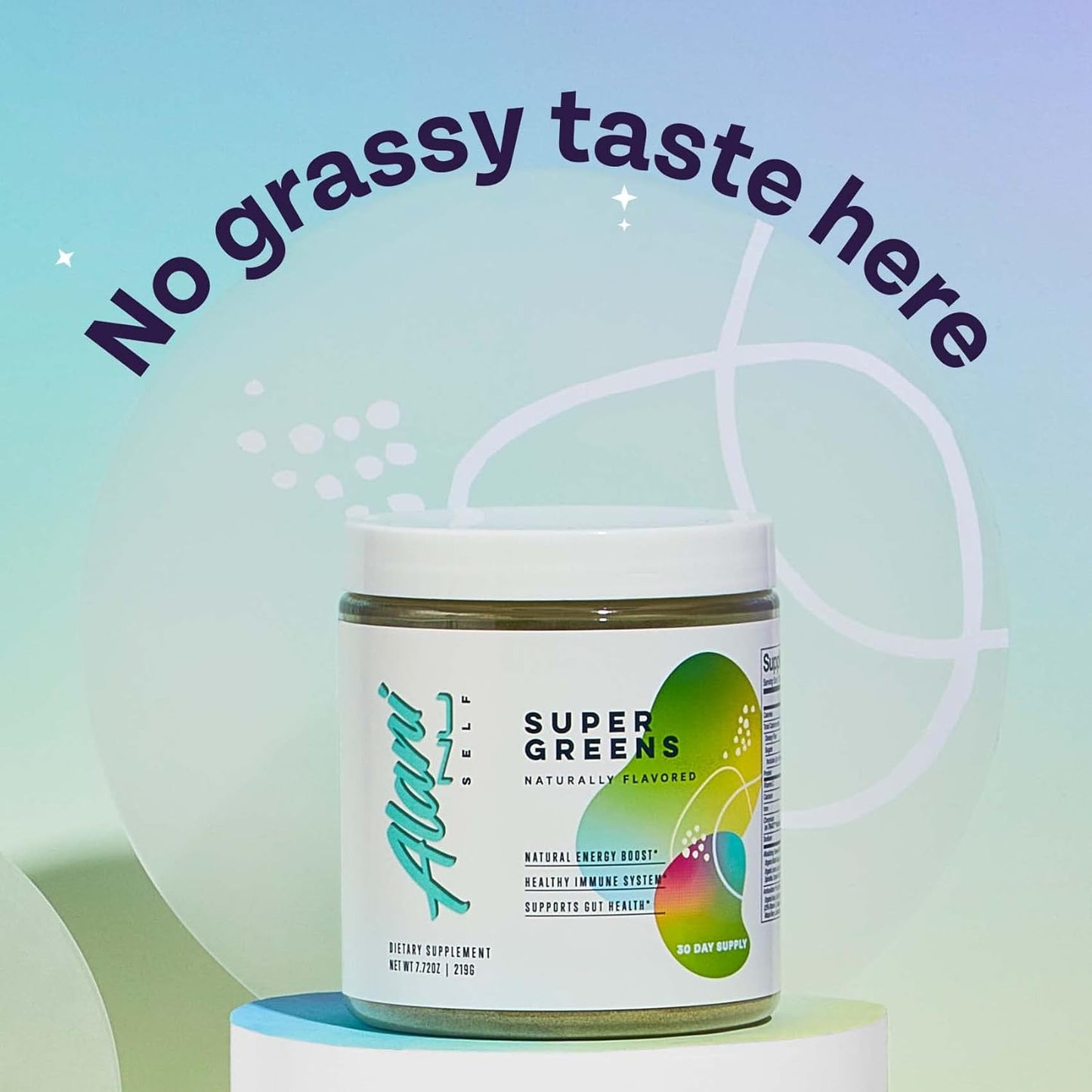 Wild Berry Super Greens Powder | Green Juice Supplement with Spirulina & Wheat Grass | Naturally Flavored Smoothie Mix | Gluten Free & Vegan | 30 Servings