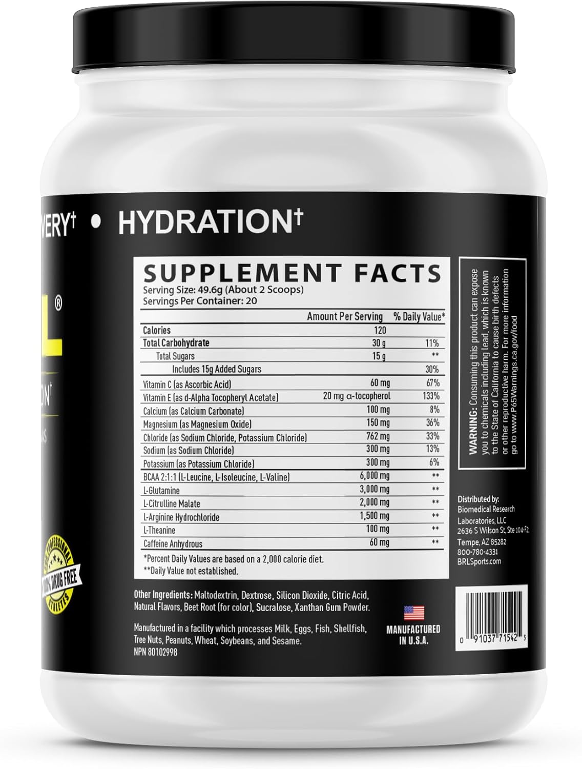 Wild Berry TriFuel: 3-in-1 Endurance & Recovery Drink with Hydration, BCAA, Electrolytes