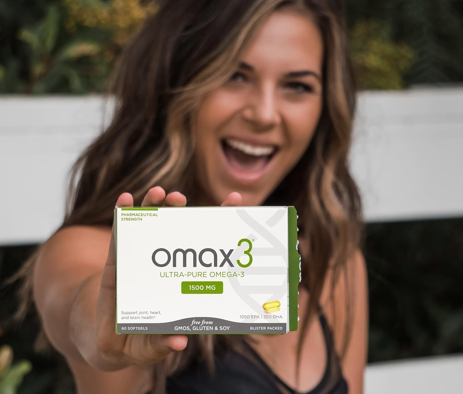 Wild Caught Omax3 Omega-3 Fish Oil Pills 1500 MG EPA DHA - Joint & Muscle Support - Non GMO Gluten Free - 60-Day Supply (2 Boxes)