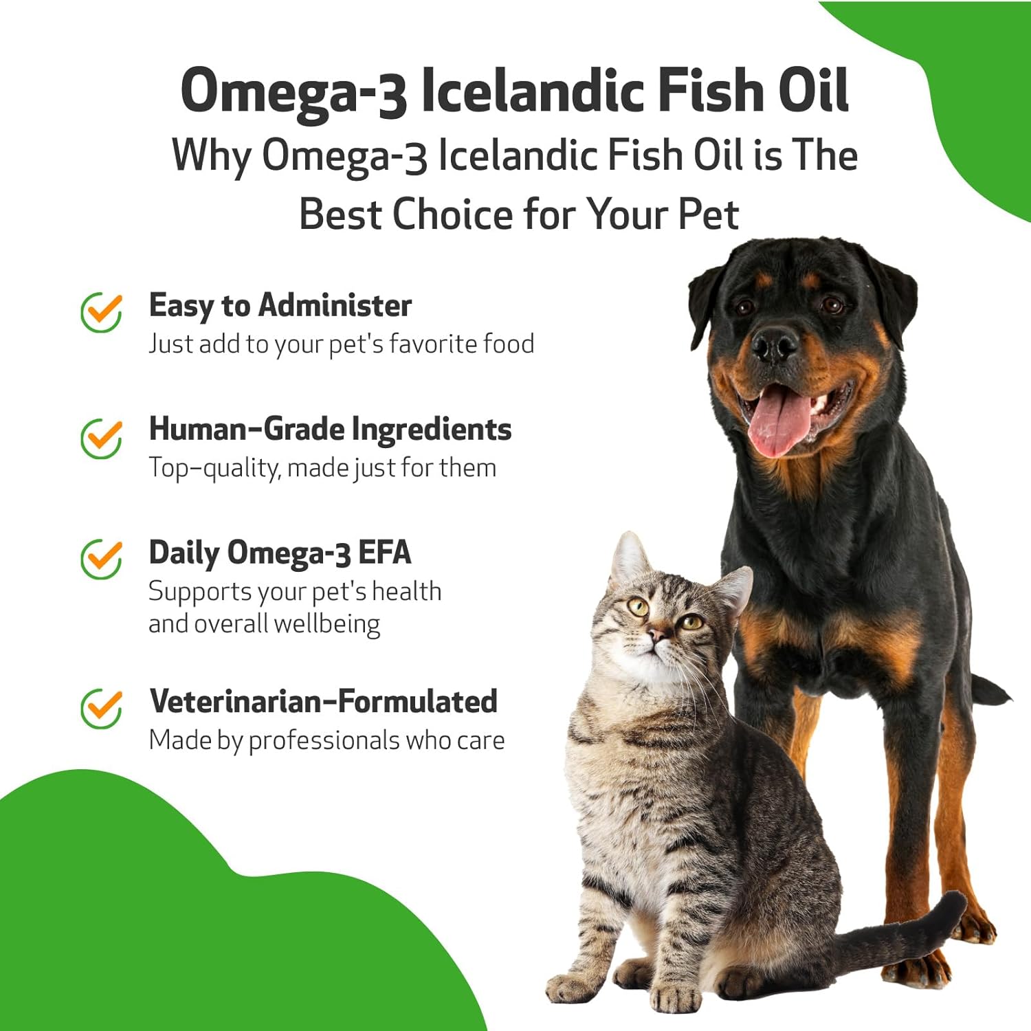 Wild-Caught Omega-3 Fish Oil for Dogs - Healthy Skin, Coat, and Joints - Anchovies and Sardines - EPA, DHA - 8 fl oz
