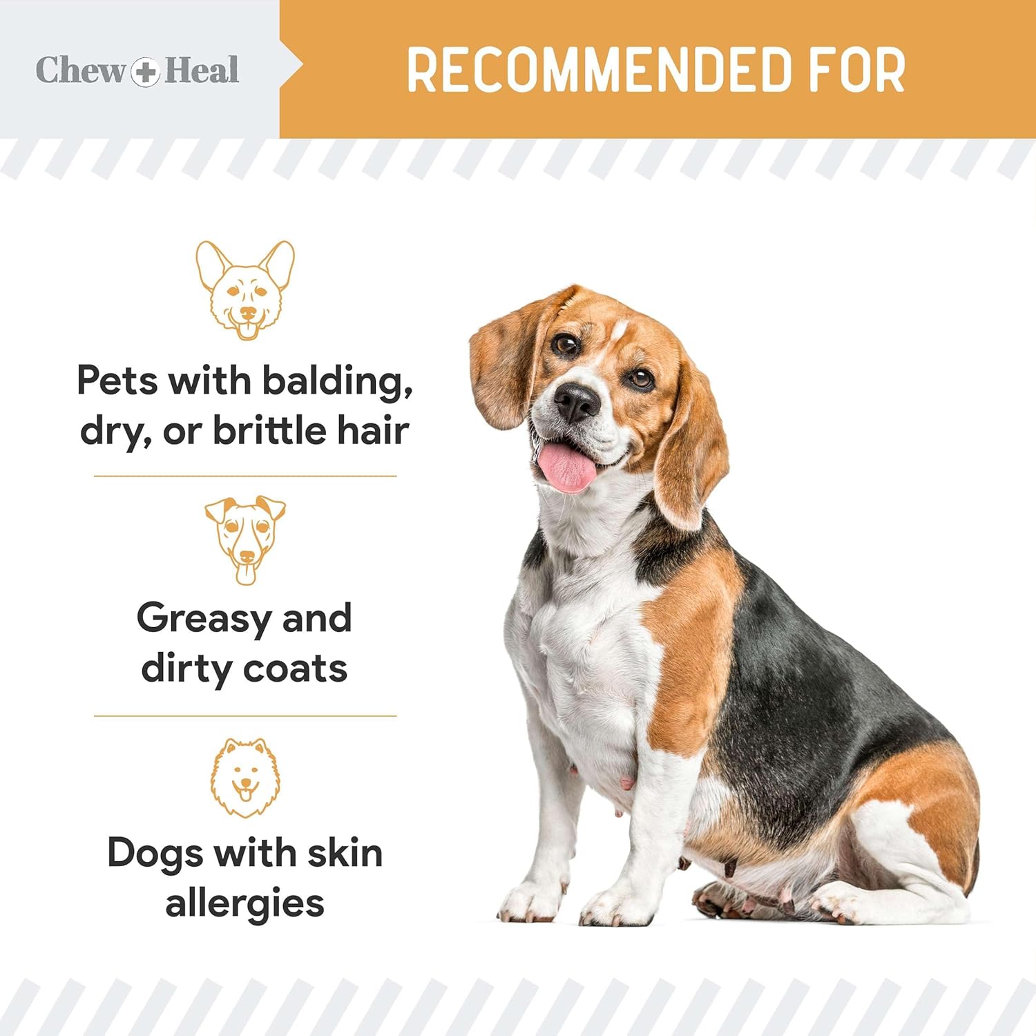 Wild Caught Omega 3 Fish Oil Softgel Capsules for Dogs - 180 Pills for Healthy Skin and Coat - 1000mg Dog Fish Oil for Shedding and Itching