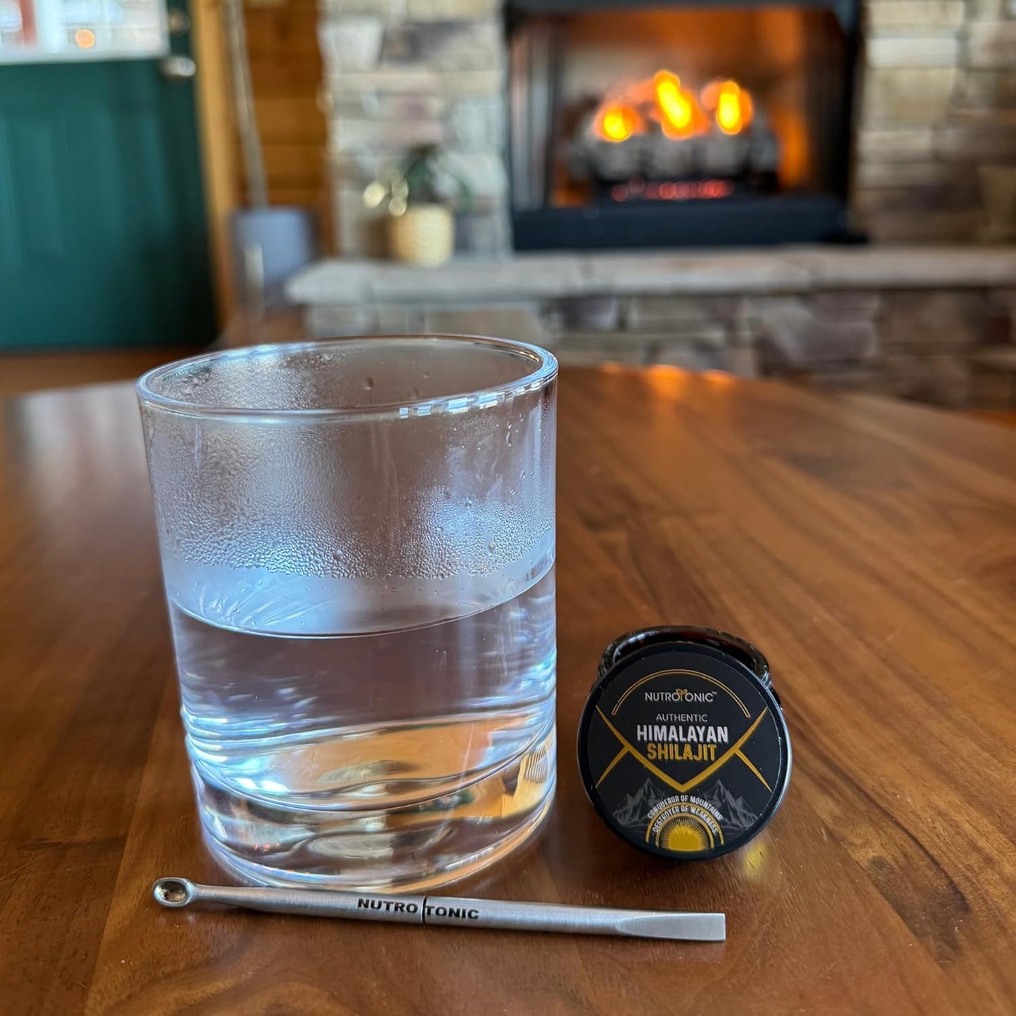 Wild-Crafted Himalayan Shilajit Resin for Brain, Heart, and Cellular Health | NutroTonic Authentic Product | 40X Nanofiltered & Sun Dried | Fulvic & Humic Acid | 5G Resin