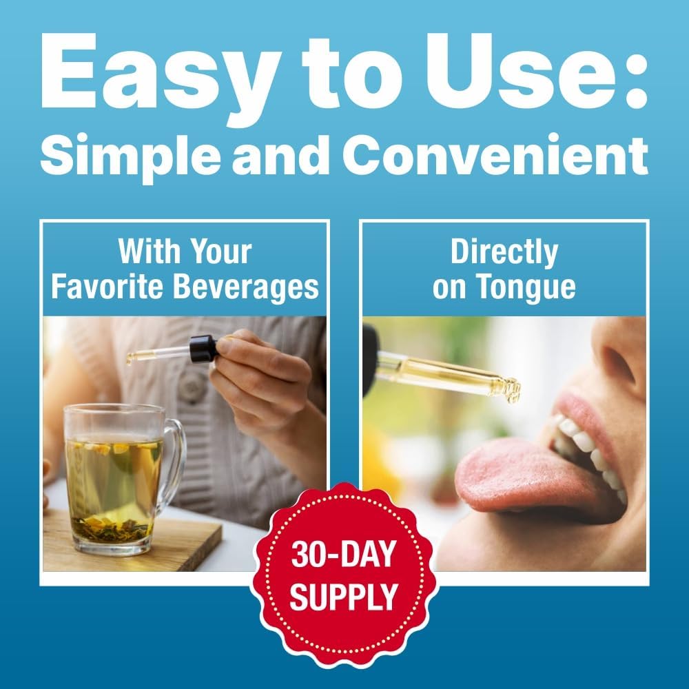 Wild Mullein Leaf Extract Lung Support Drops for Mucus Relief - 2 Fl oz Bottle