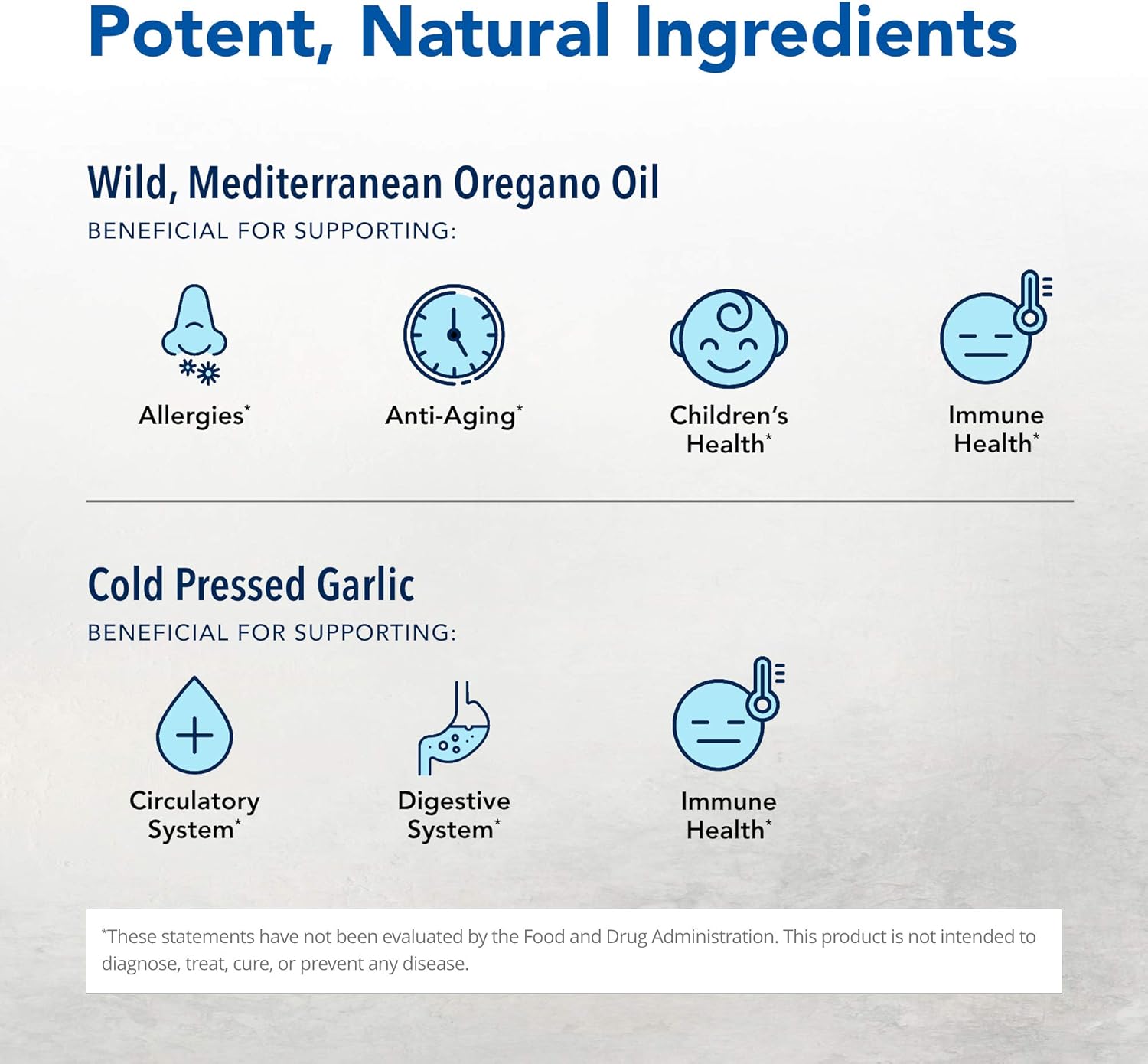 Wild Oregano Supplement Capsules for Digestive & Immune Support - Non-GMO - 90 Servings