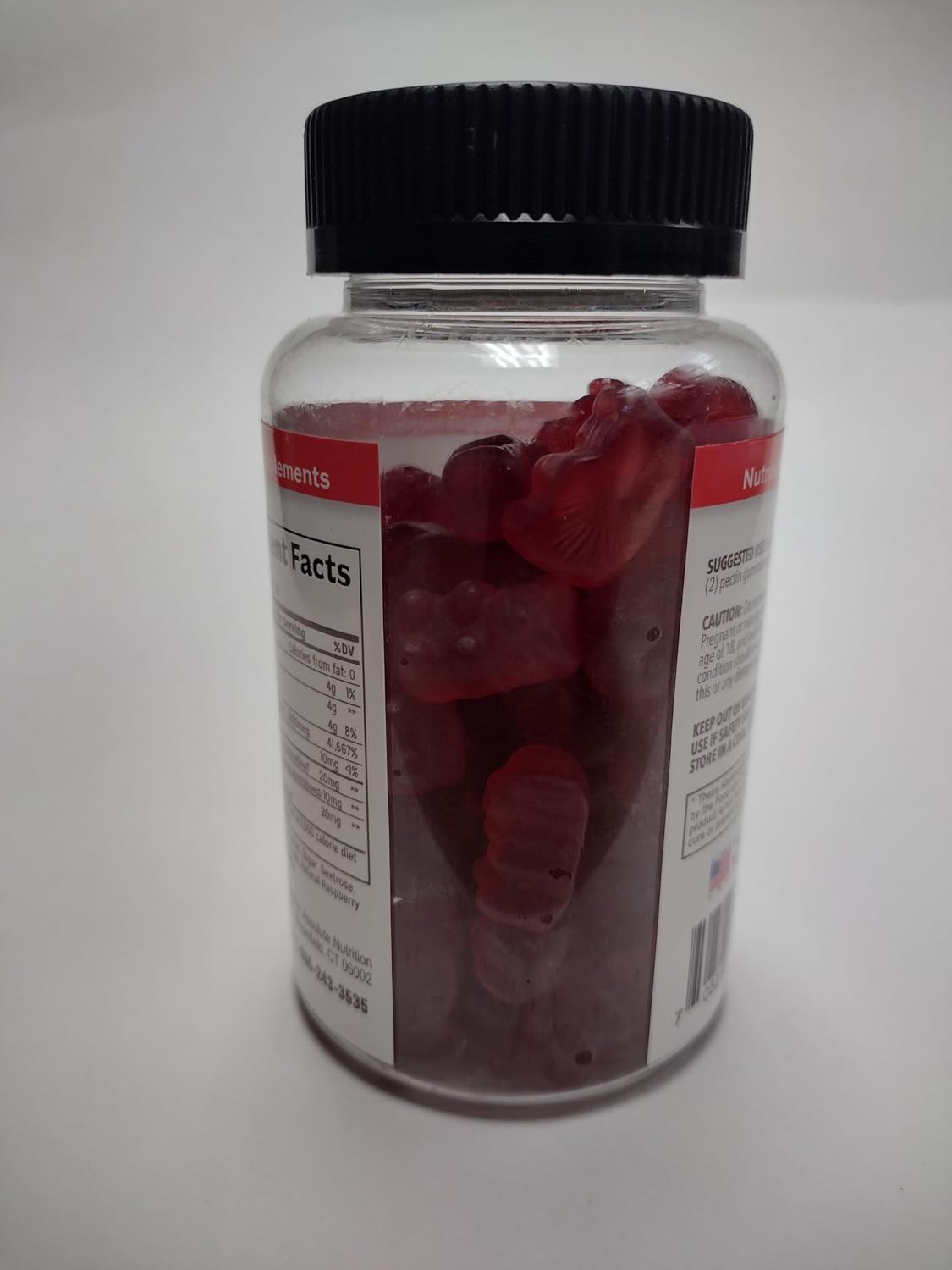 Wildberry Flavored Energy Gummies with Caffeine and B12 - Pre Workout Chews for Energy, Focus, and Metabolism Support