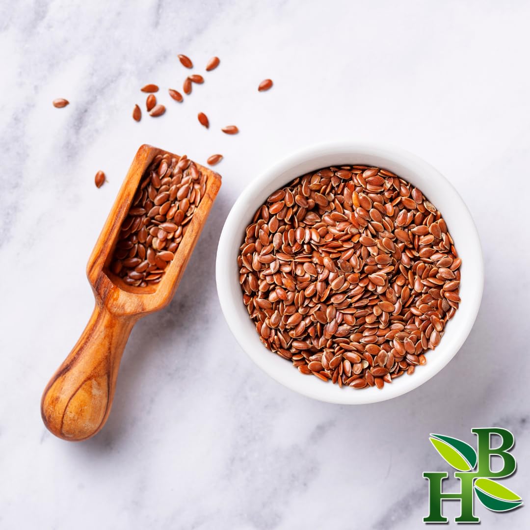 Wildcrafted 4oz Whole Flax Seed Linum Usitatissimum Herb for Body