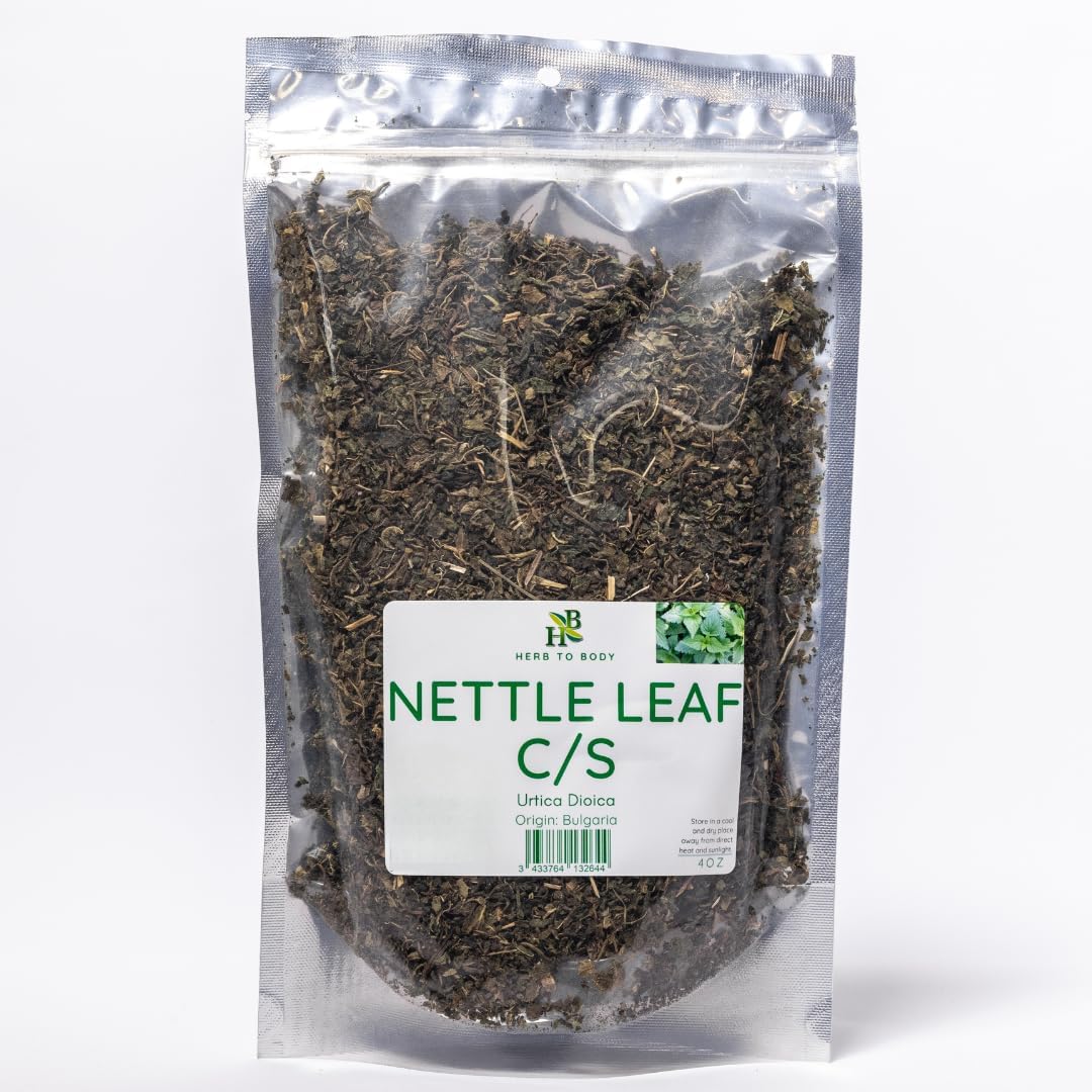 Wildcrafted Nettle Leaf C/S - 4oz | Urtica Dioica Herb for Body