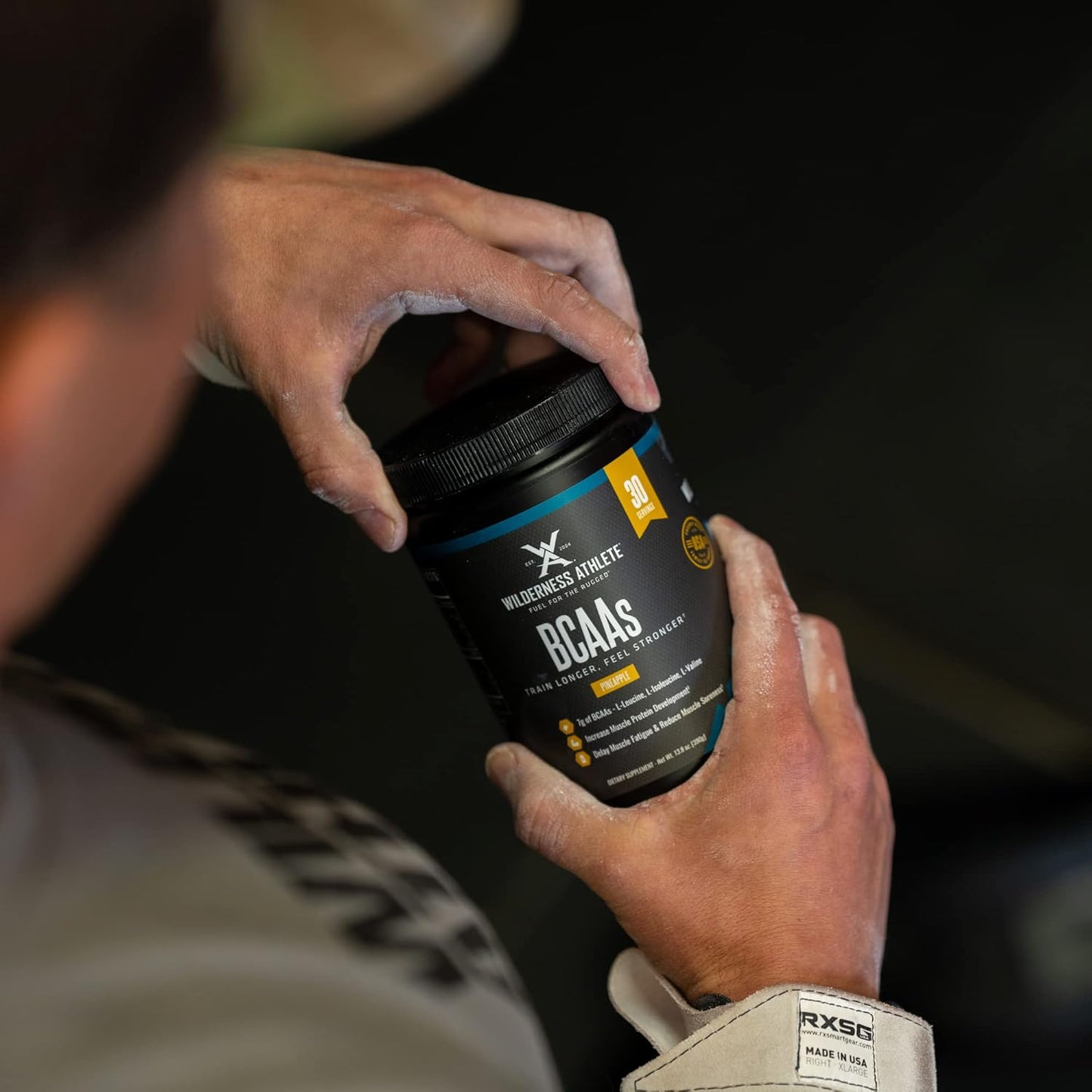 Wilderness Athlete BCAA Powder Pineapple Flavor - Essential Amino Acid Complex for Men & Women - Optimal BCAA Supplement