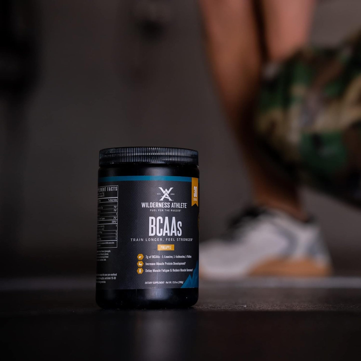 Wilderness Athlete BCAA Powder Pineapple Flavor - Essential Amino Acid Complex for Men & Women - Optimal BCAA Supplement