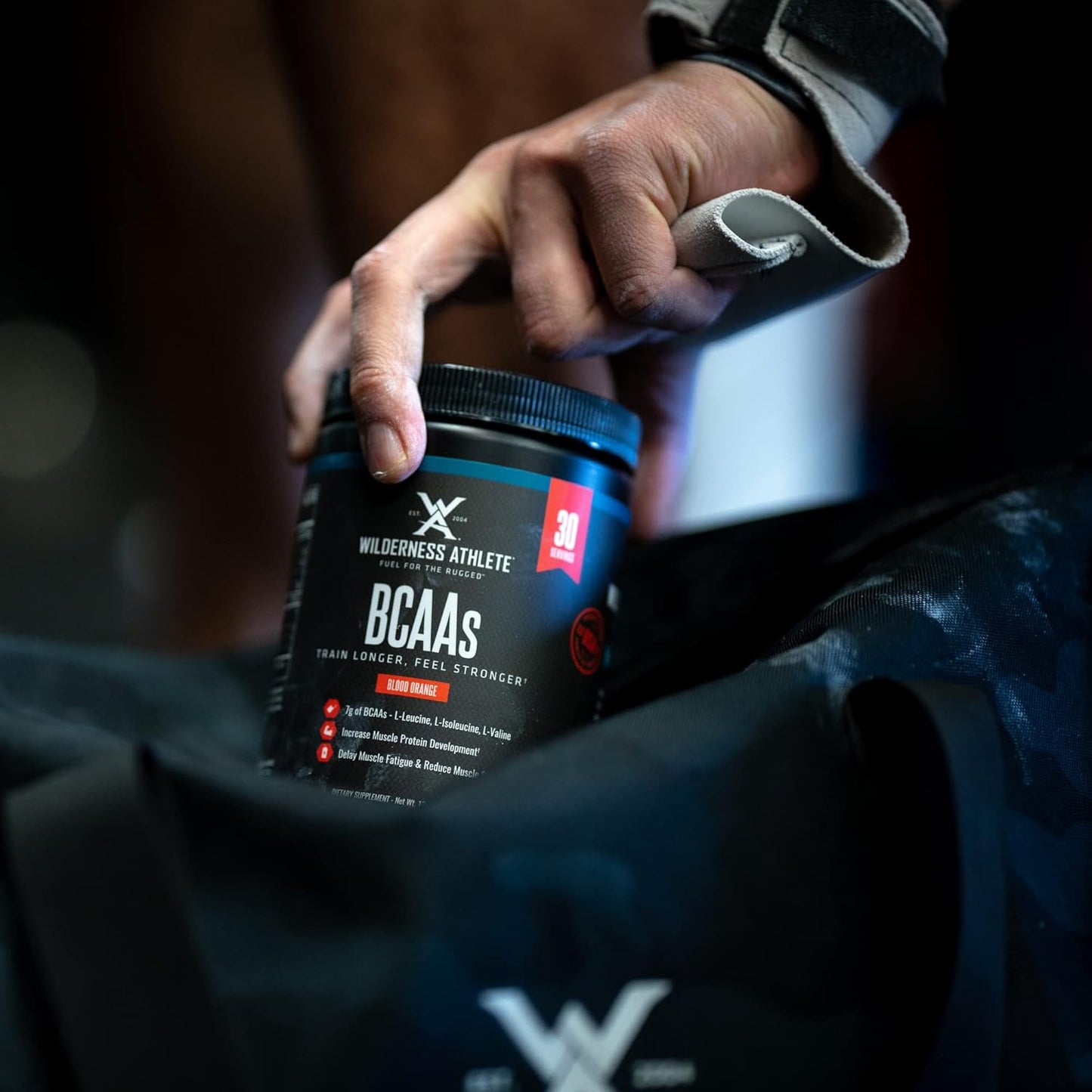 Wilderness Athlete BCAAs Powder - Essential Amino Acids Supplement - Optimal Amino Acid Complex - Men & Women - Blood Orange Flavor