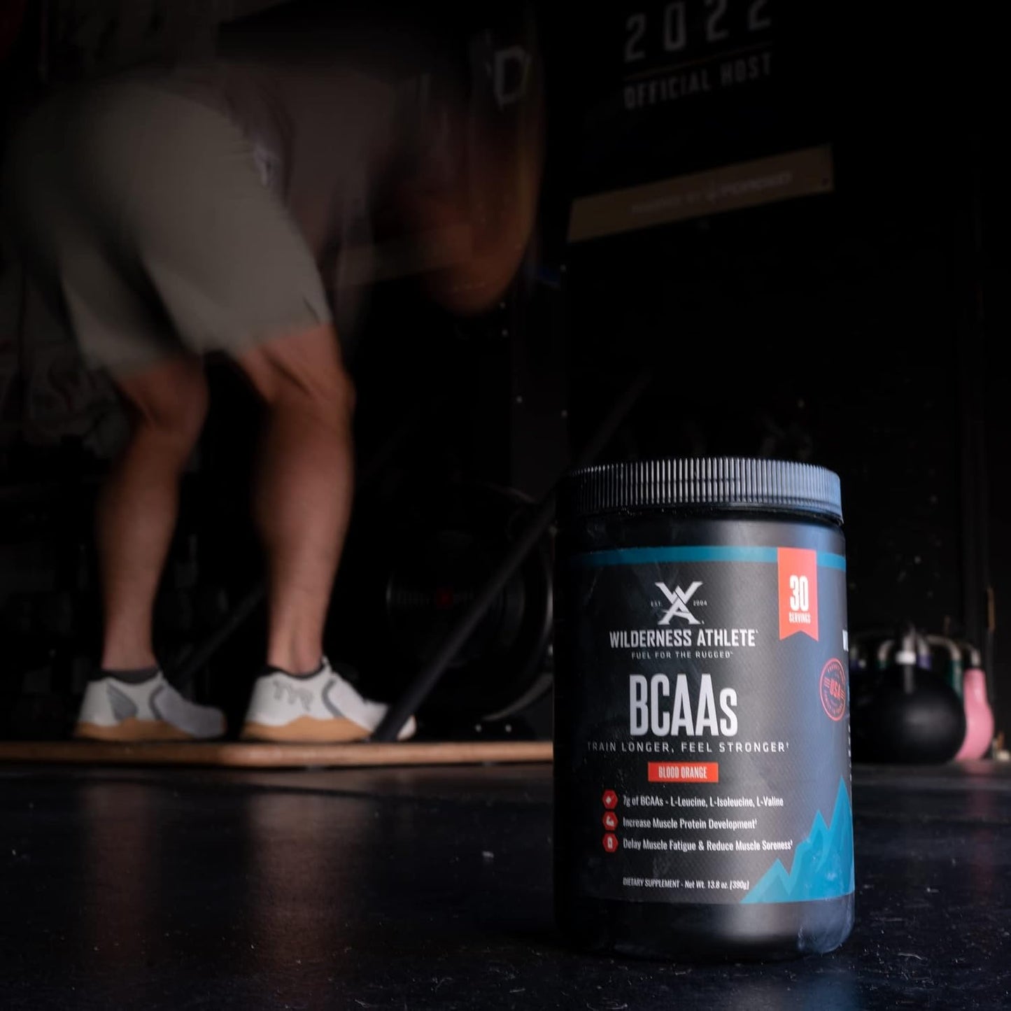 Wilderness Athlete BCAAs Powder - Essential Amino Acids Supplement - Optimal Amino Acid Complex - Men & Women - Blood Orange Flavor