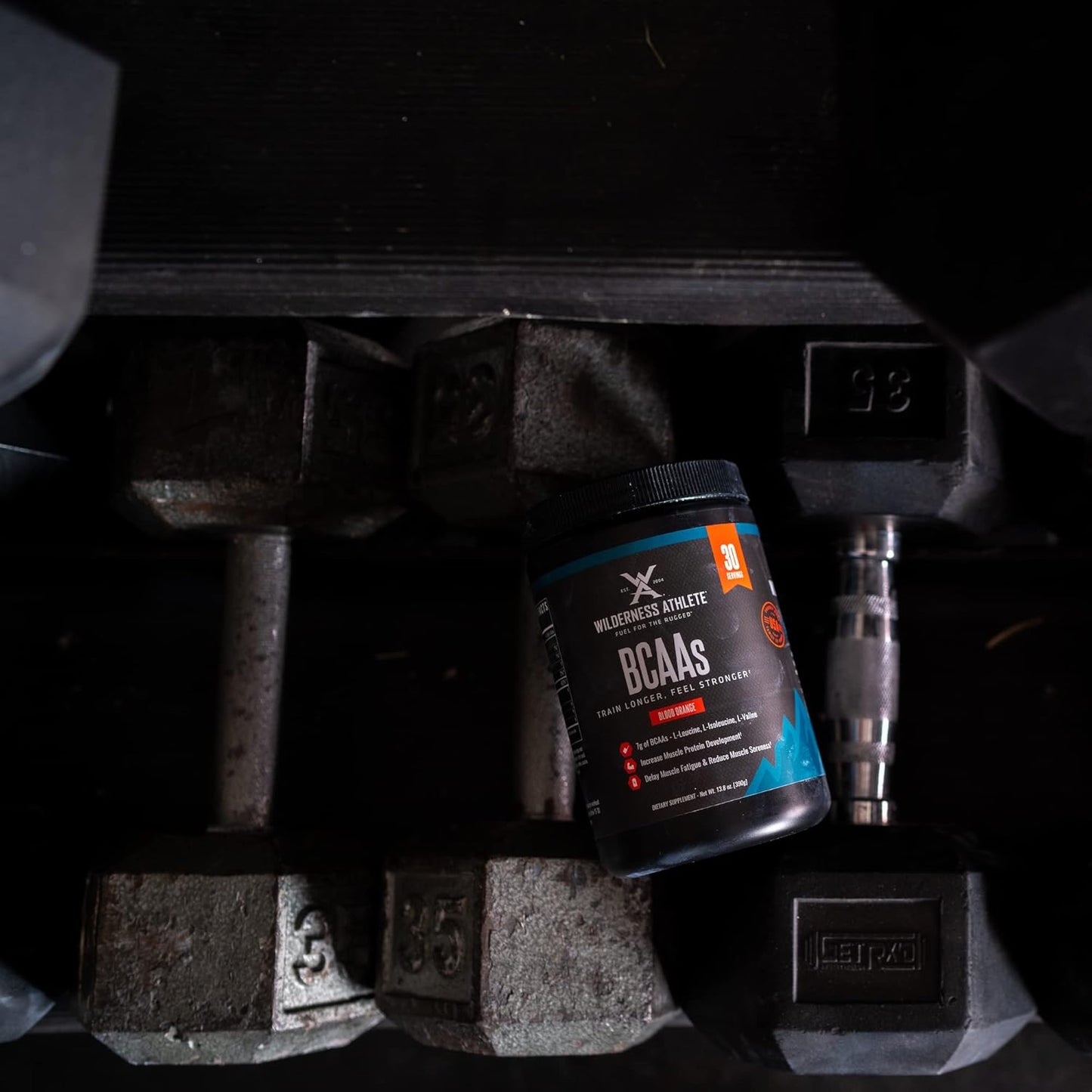 Wilderness Athlete BCAAs Powder - Essential Amino Acids Supplement - Optimal Amino Acid Complex - Men & Women - Blood Orange Flavor