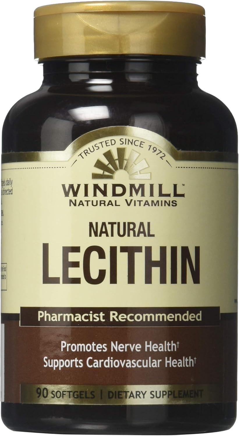 Windmill Lecithin 19 Grain Softgels - 90 Capsules - Dietary Supplement