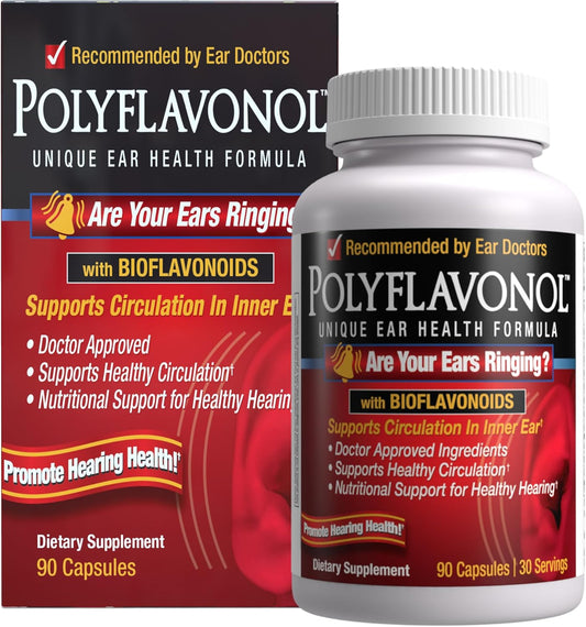 Windmill Polyflavonol Capsules with Bioflavonoids for Inner Ear Health, 90 Capsules, 30 Servings