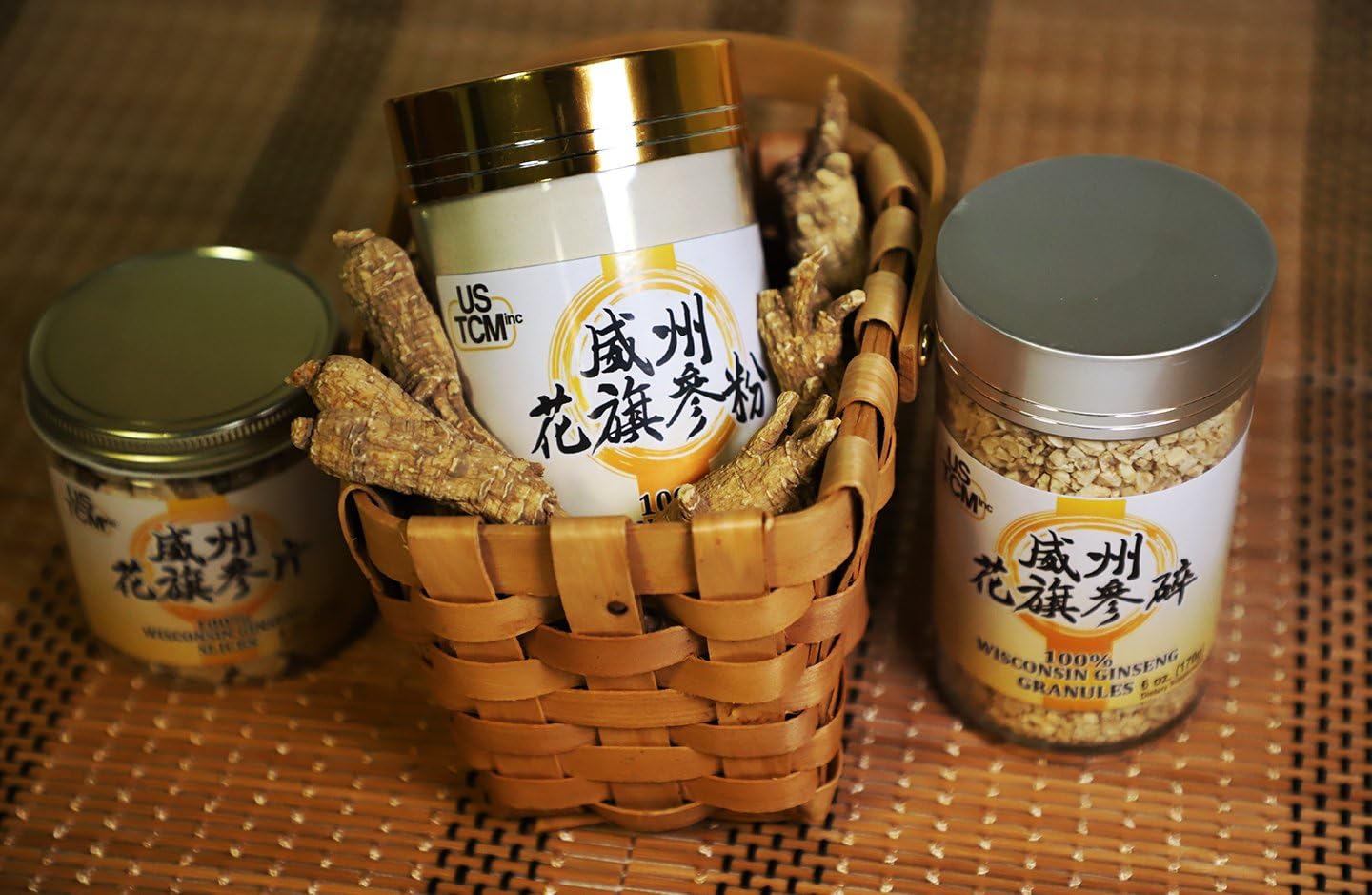 Wisconsin American Ginseng Powder 120 Mesh (2 oz) by USTCM - Premium Quality Ginseng Supplement