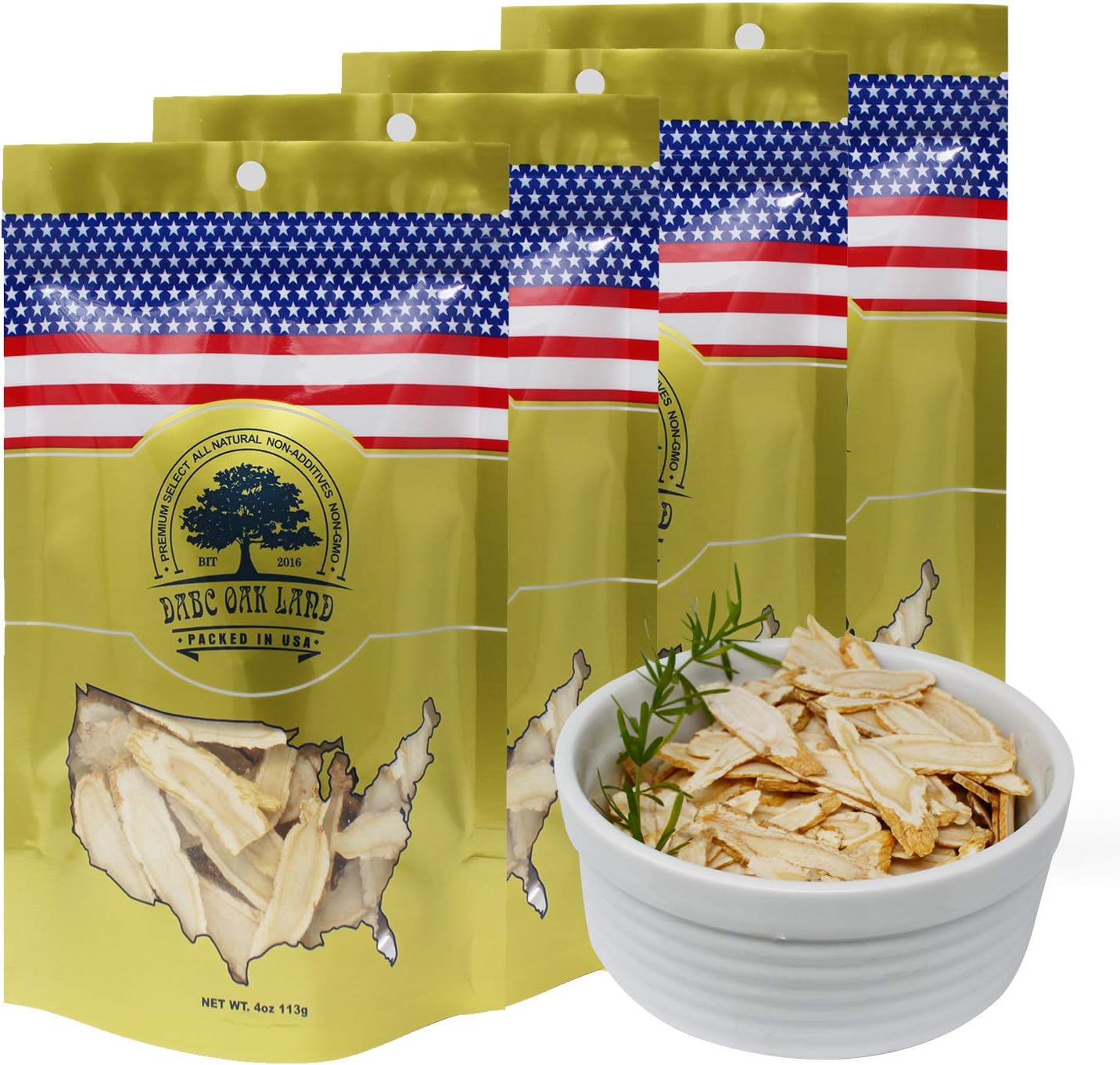 Wisconsin Grown American Ginseng Slices - Ideal for Ginseng Tea - Health Benefits - 113g Bag
