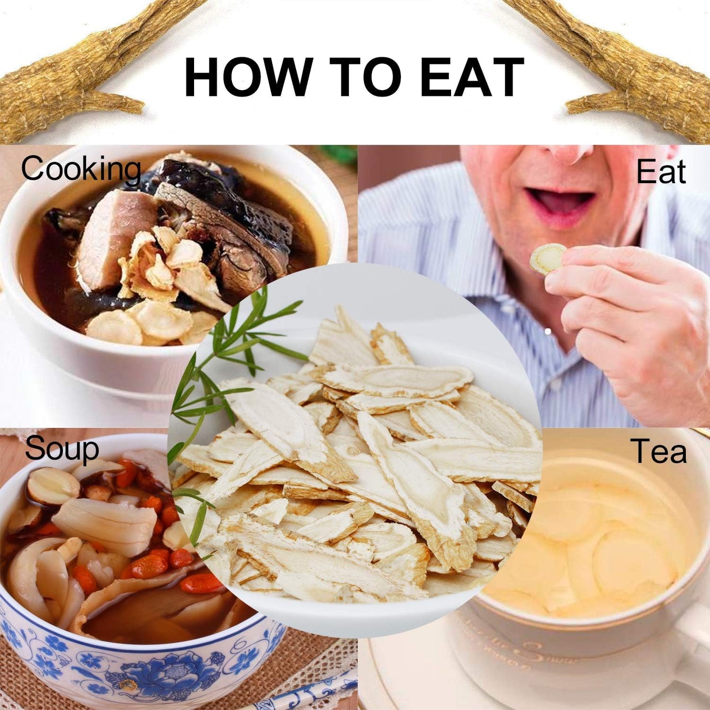 Wisconsin Grown American Ginseng Slices - Ideal for Ginseng Tea - Health Benefits - 113g Bag