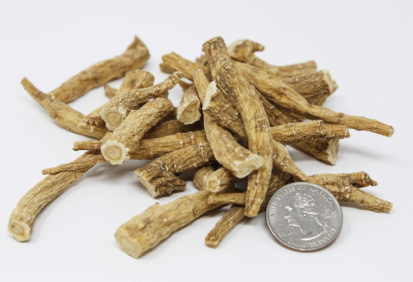 Wisconsin Grown American Ginseng Slices - Large Branch, 2 Packs of 8 Ounces - Ideal for Making Ginseng Tea and Promoting Health