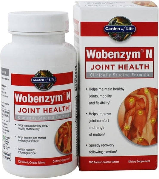 Wobenzym N 100 Tablets by Mucos Pharma - Naturally Vitamins