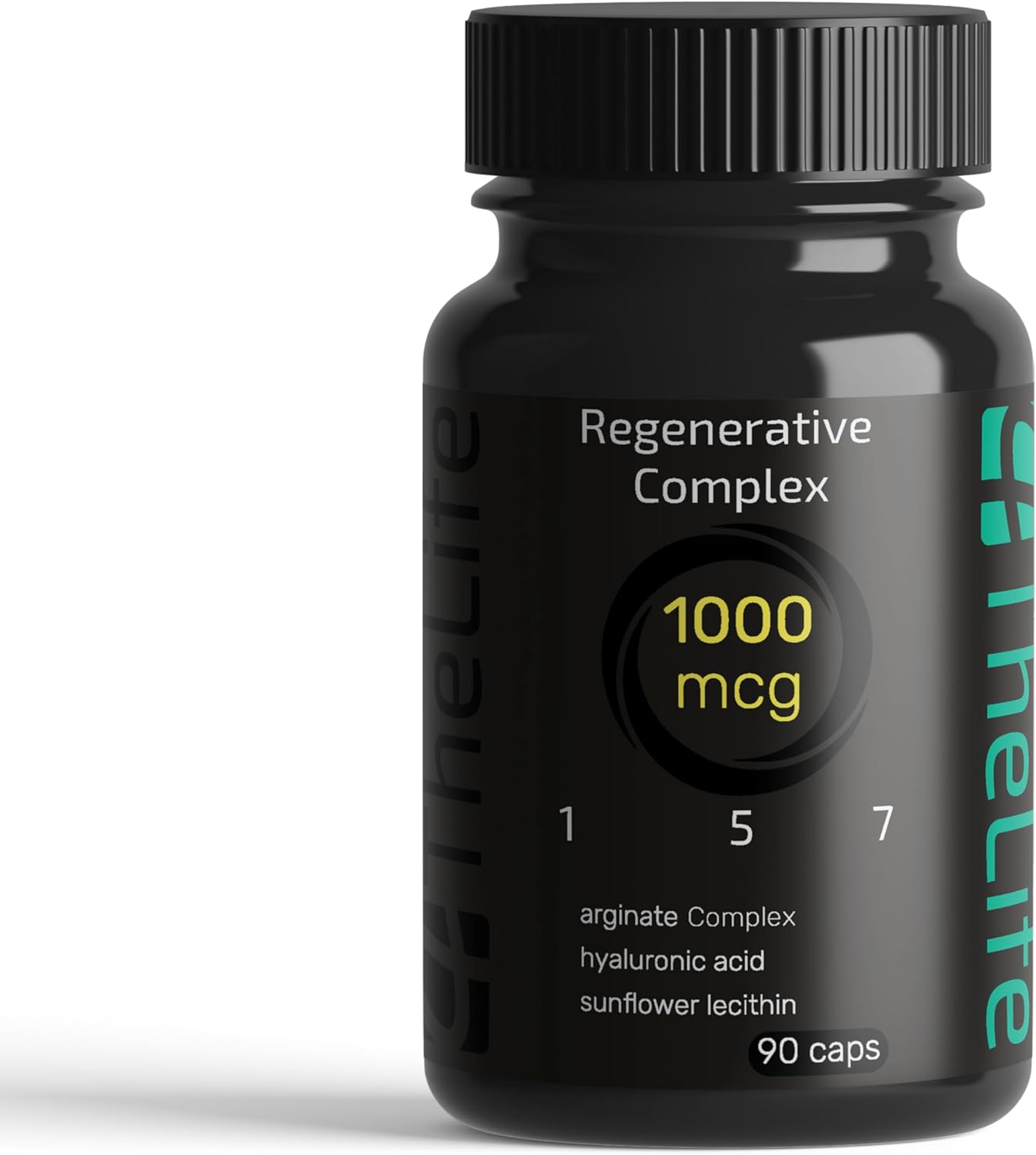 WOGGI Peptide Complex 157 Supplement for Recovery & Gut Healing - 1000mcg Hyaluronic Acid & Sunflower Lecithin - 90 Capsules