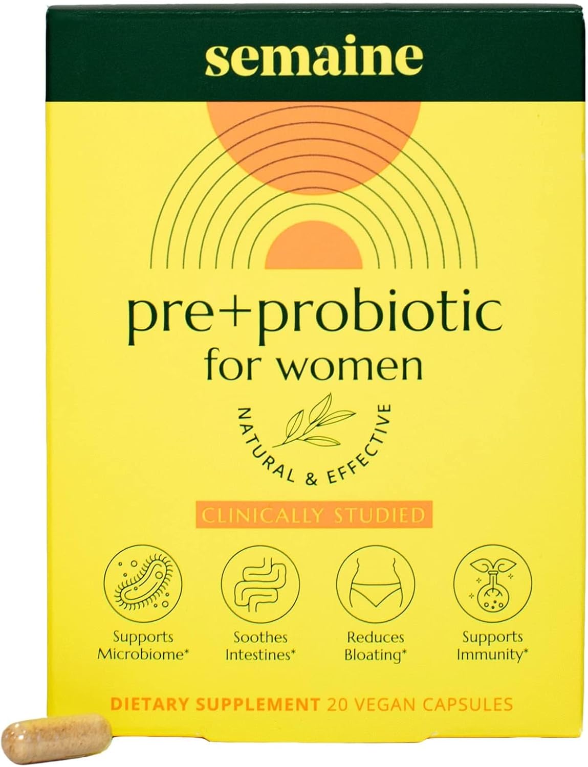 Women's 3-in-1 Prebiotic + Probiotic: Gut Health, IBS Relief, Bloat Support - 20 ct