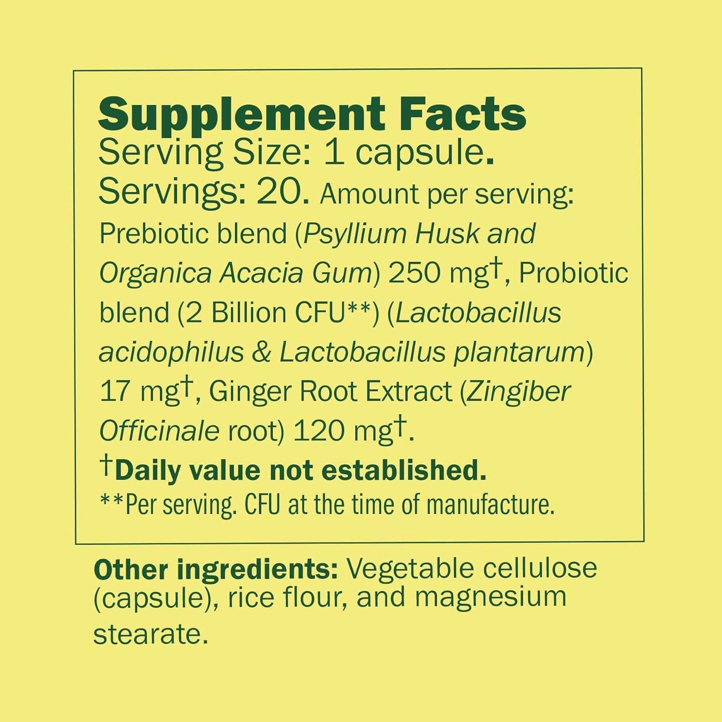 Women's 3-in-1 Prebiotic + Probiotic: Gut Health, IBS Relief, Bloat Support - 20 ct