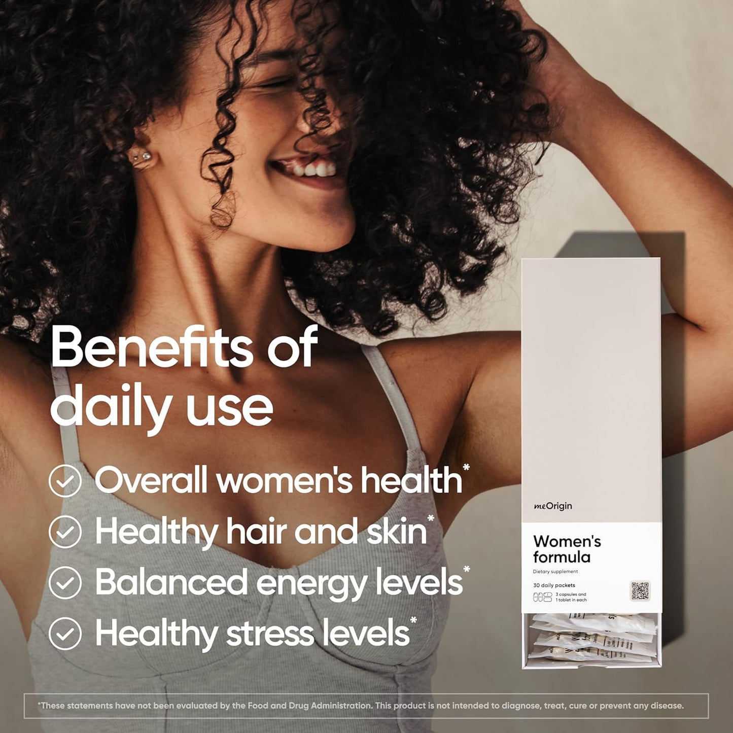 Women's All-in-One Multivitamin with 106 Nutrients for Hair, Skin, Energy - Vitamin B12, A, C, D, E, Folate, Collagen - 30 Day Supply