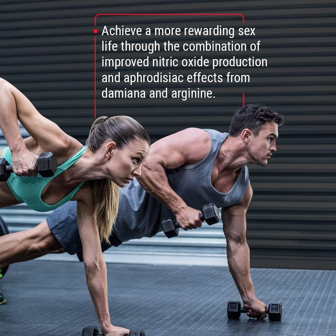 Women's ArginMax L Arginine Pre Workout Pills - Nitric Oxide Booster for Blood Flow & Oxygen - Sports Nutrition Supplement, 2 Pack, 360 Capsules