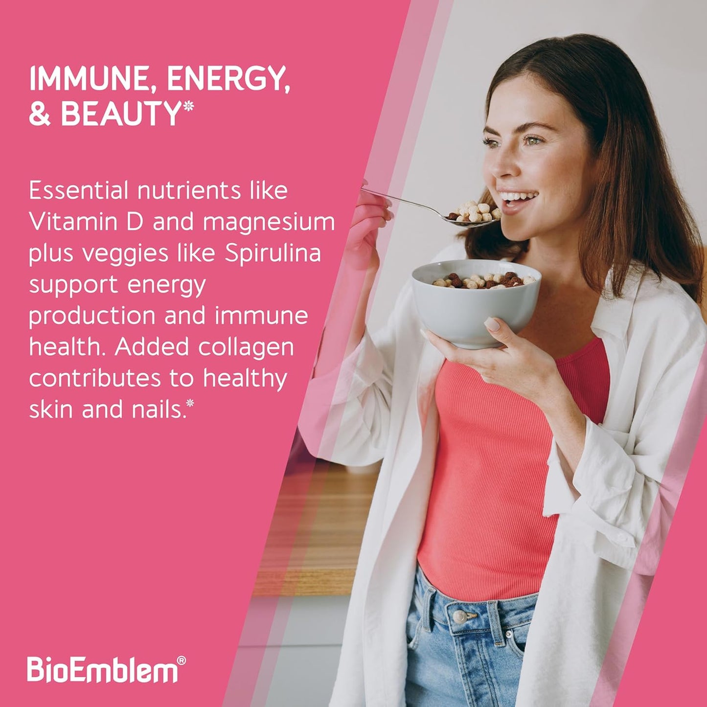 Women's Beauty Probiotics and Multivitamin by BioEmblem