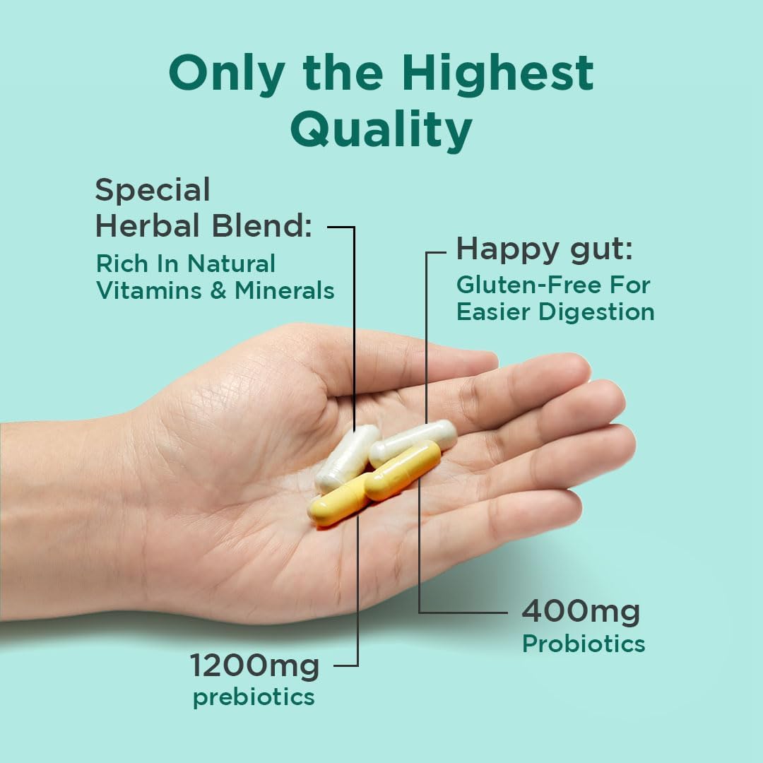 Women's Bloating Relief Bundle with Prebiotics & Probiotics - Provitalize & Previtalize - 30 Day Supply