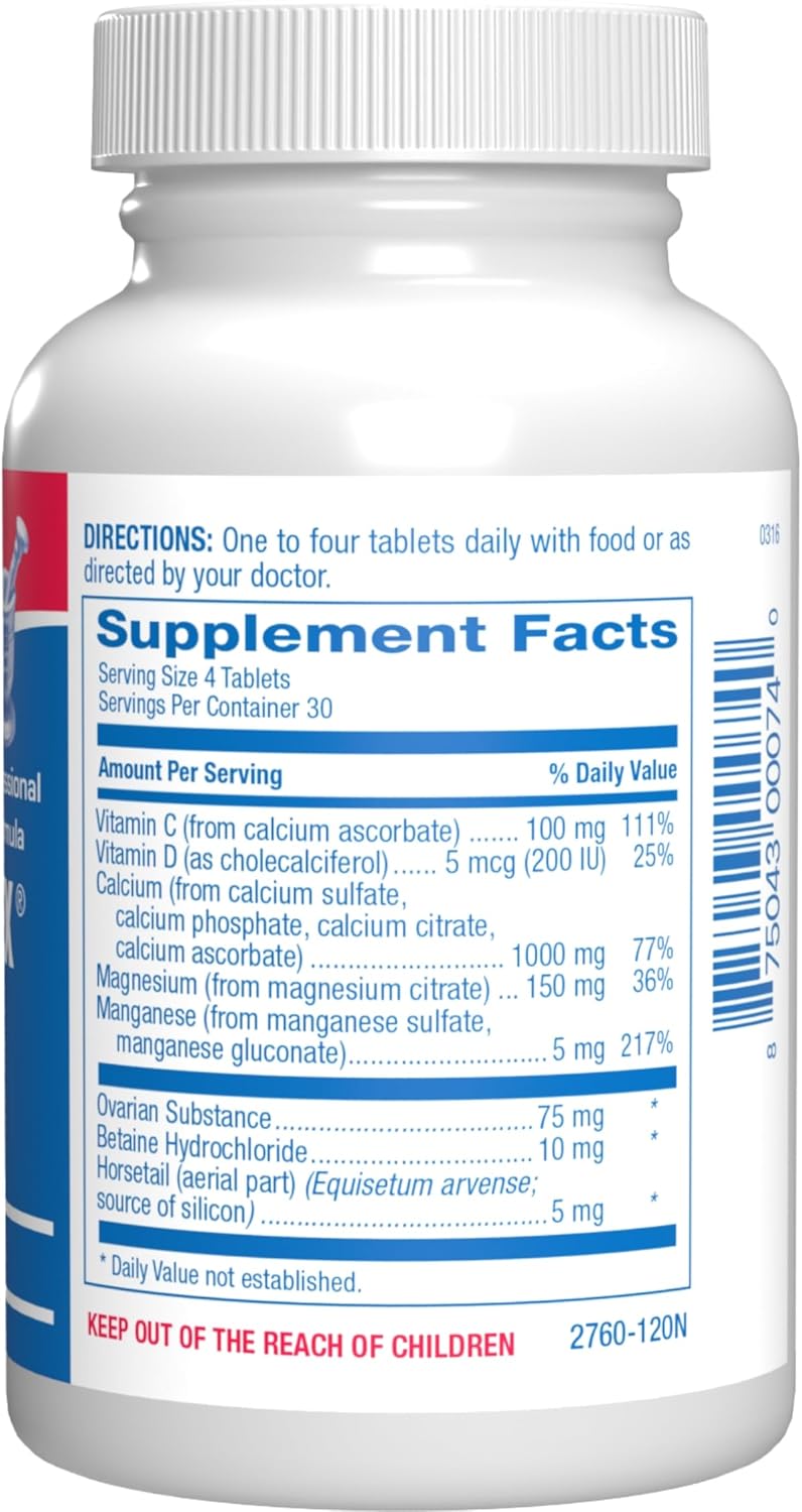Women's Bone Health Supplement with Magnesium, Calcium, Vitamin D3 - Anabolic Laboratories Osteo-Plex Clinical Formula - 120 Tablets