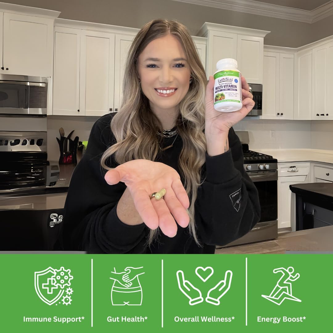 Women's Daily Multivitamin with Iron, Probiotics, Antioxidants, and 48 Organic Superfoods - 30 Capsules