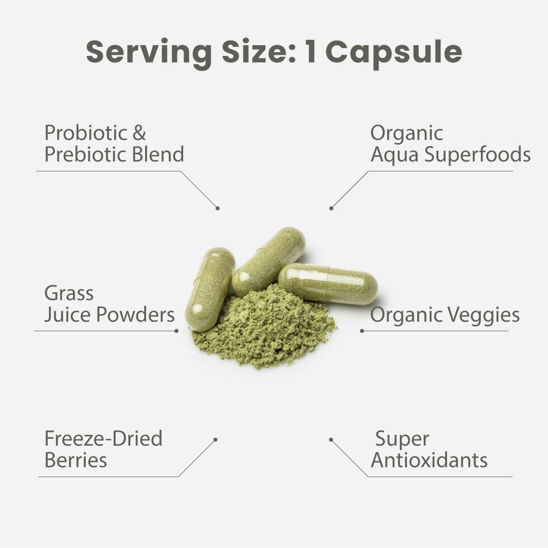 Women's Daily Multivitamin with Iron, Probiotics, Antioxidants, and 48 Organic Superfoods - 30 Capsules