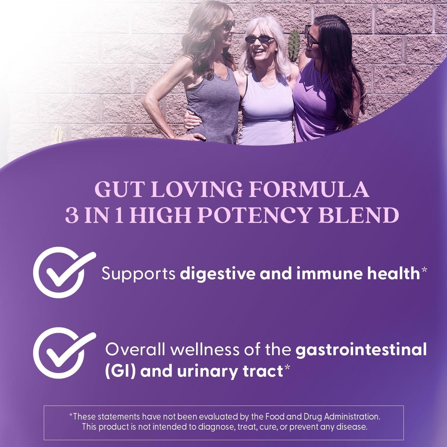 Women's Digestive Probiotic Prebiotic for Urinary Tract Support - Vegan & Non-GMO - 30 Veggie Capsules by Doctor's BEST