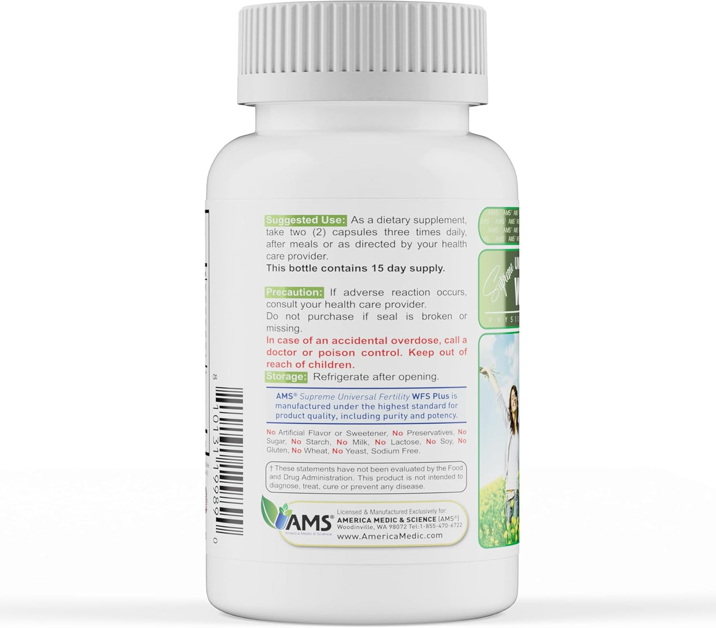 Women's Fertility Support Capsules with D-Chiro Inositol & DHA | Natural Preconception Vitamins for Ovulatory Health | 90 Capsules