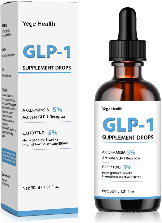 Women's GLP-1 Liquid Supplement Drops - 1 Fl Oz Bottle