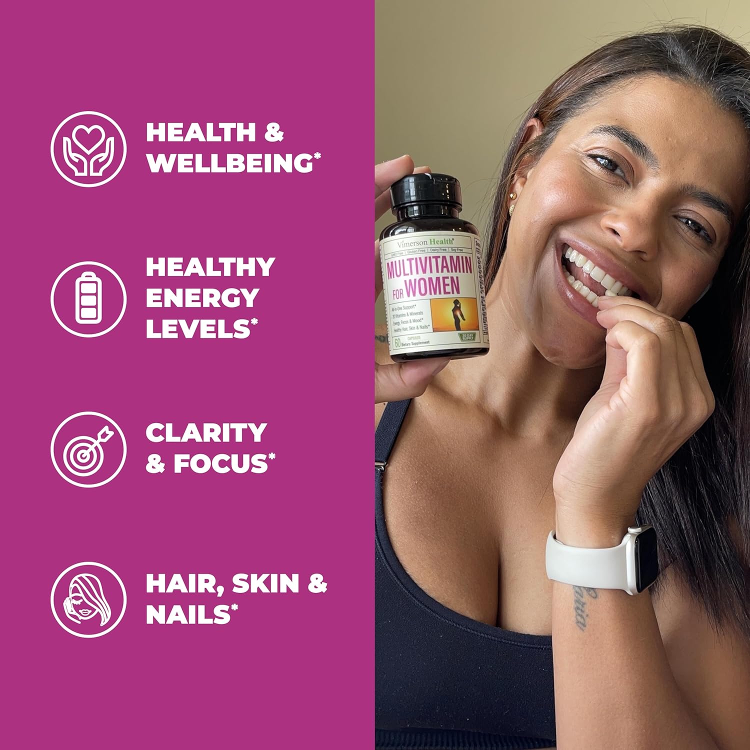 Women's Health Bundle: Glucosamine Chondroitin Turmeric + Multivitamin 2-Pack. Immune & Joint Support, Anti-Inflammatory & Antioxidant Benefits