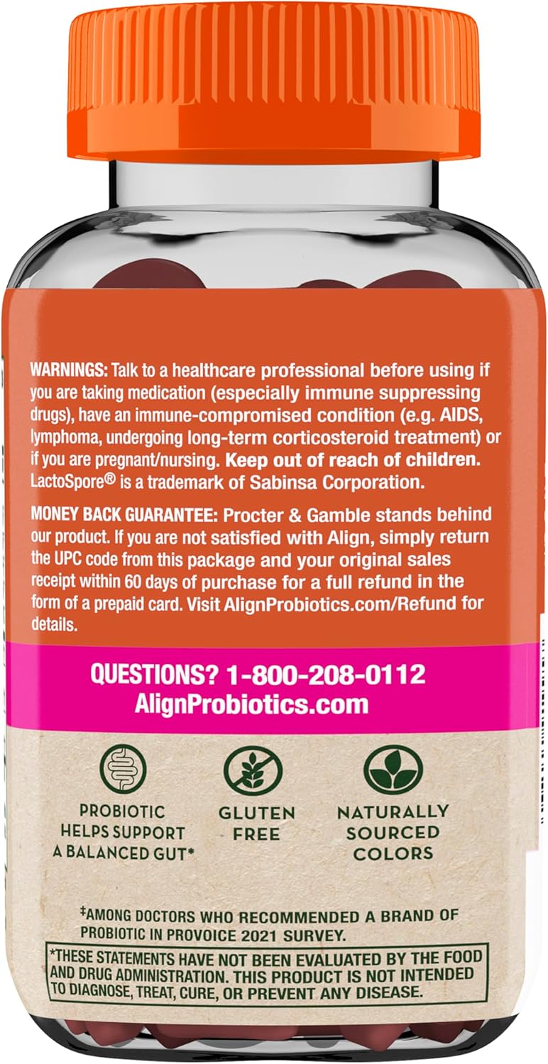 Women's Health Gummies with Prebiotic, Probiotic, and Cranberry for Digestive and Feminine Health, 50 Count